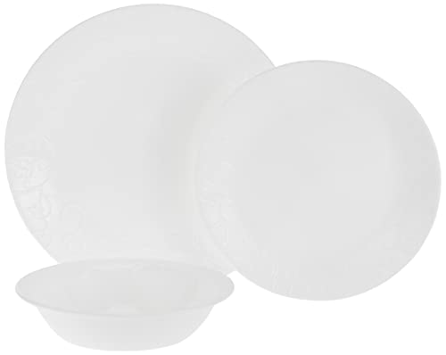 Corelle Bella Faenza 18 Piece White Dinnerware Set