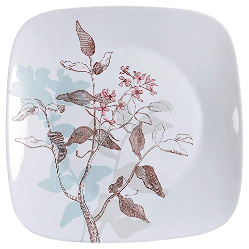 Corelle Square 10 1/4-inch Dinner Plate, Twilight Grove