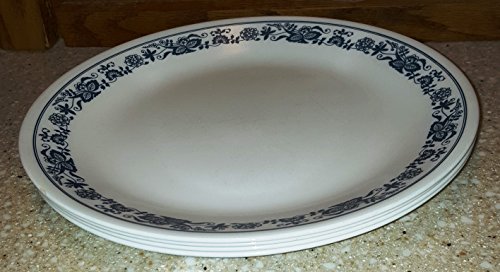 Corelle Old Town Blue 10-1/4" Dinner Plates (Set of 4)